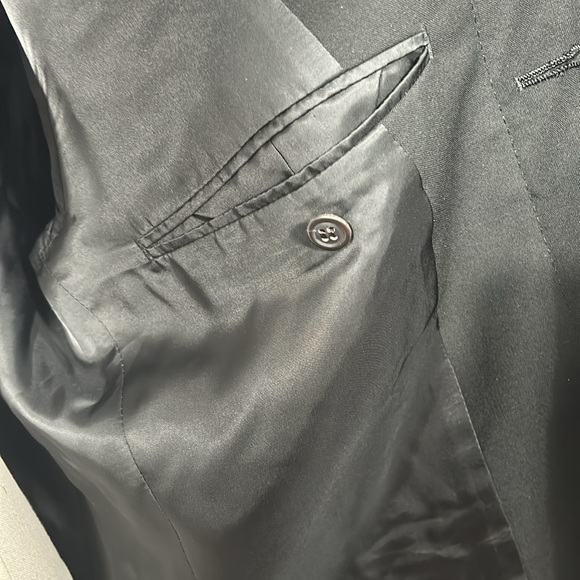 Issey Miyake Men’s Vintage Wool Cashmere Mix Mandarin Collar Blazer sz 4  US L - Picture 8 of 15